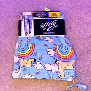 fairytale jogger sleep pants large